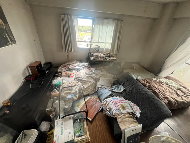 瀬戸市S様の汚部屋の片付けと引越しゴミや不要な家財の処分画像